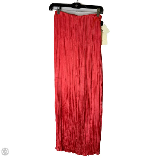 Skirt Maxi By A New Day In Red, Size: Xs