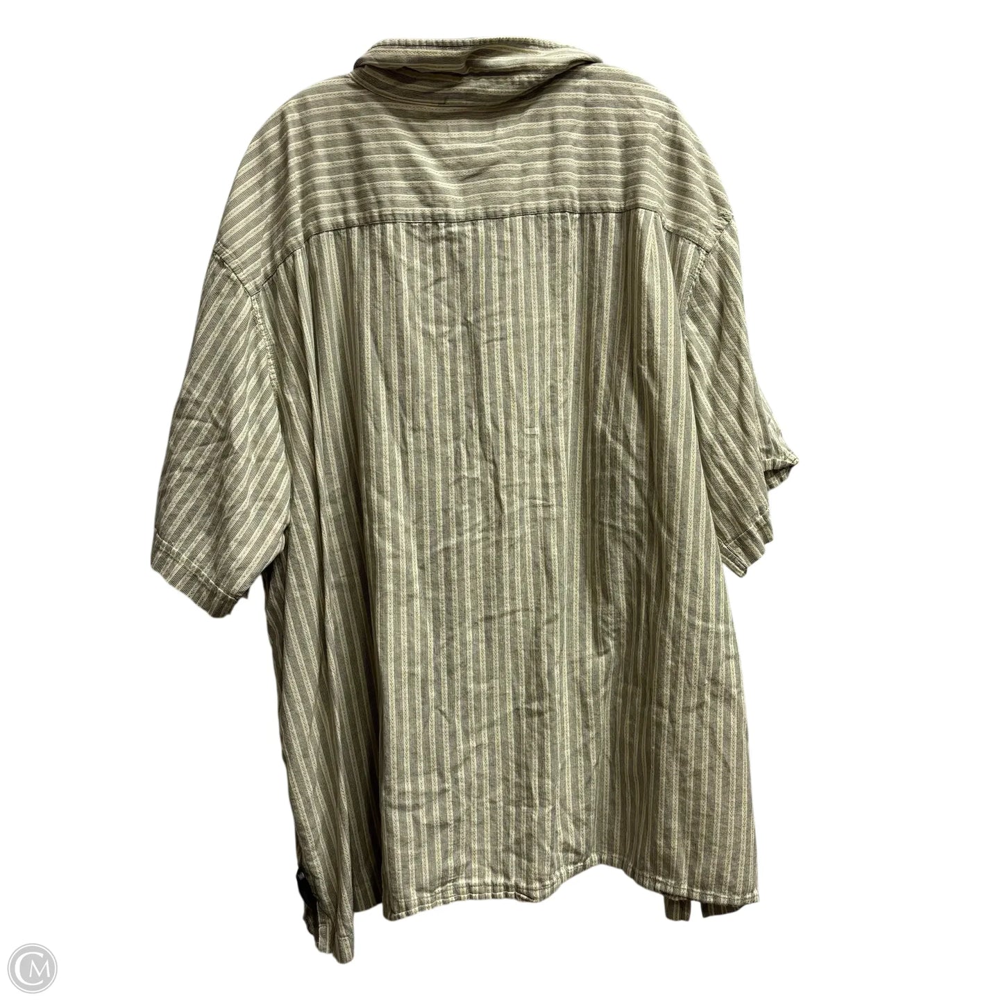 Top Short Sleeve By Clothes Mentor In Cream, Size: 4x