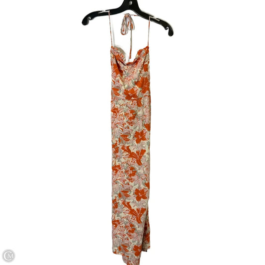 Dress Casual Midi By Free People In Orange, Size: 4