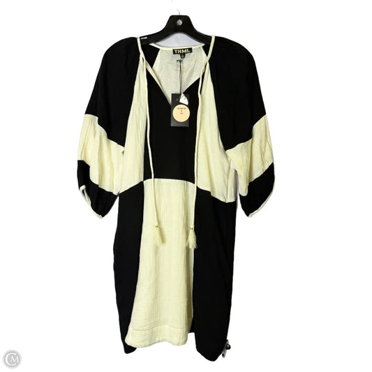 Dress Casual Short By Thml In Black & Cream, Size: Xs