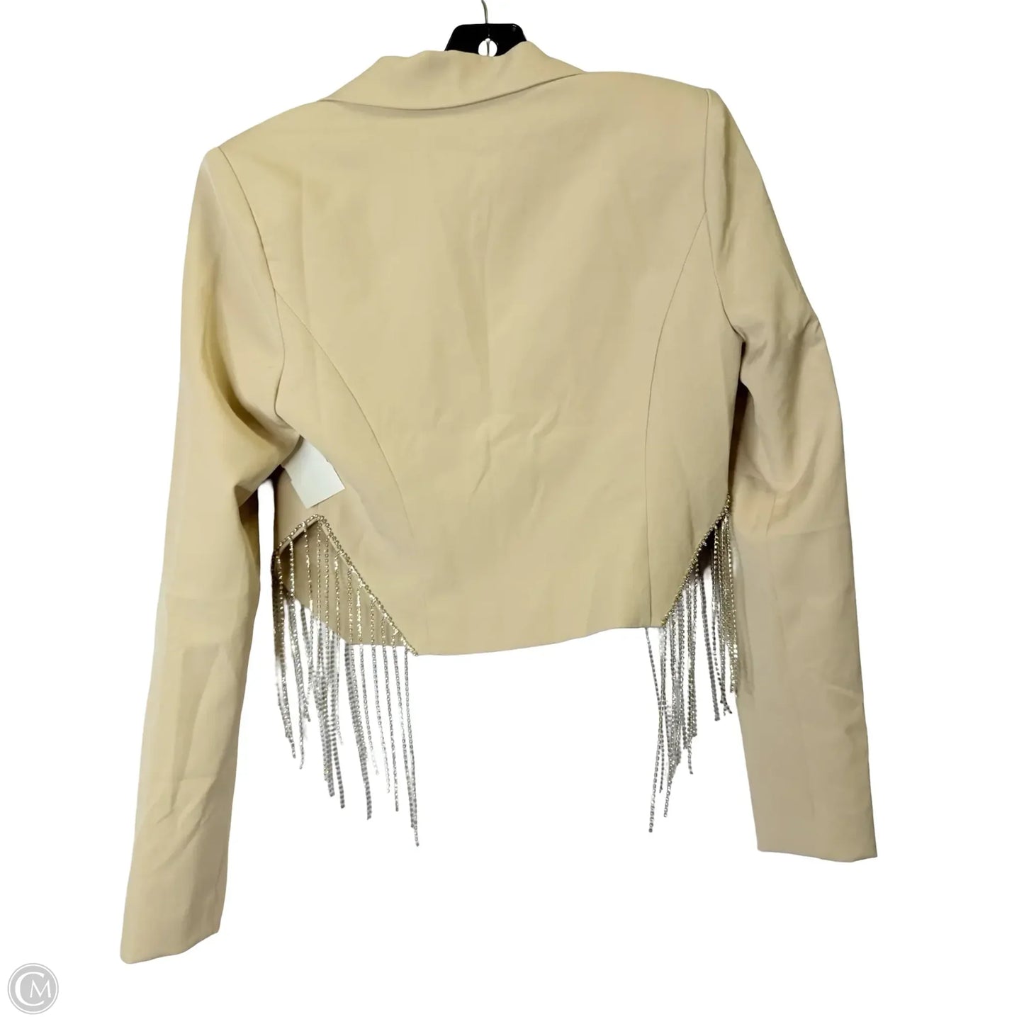 Blazer By Clothes Mentor In Cream, Size: S