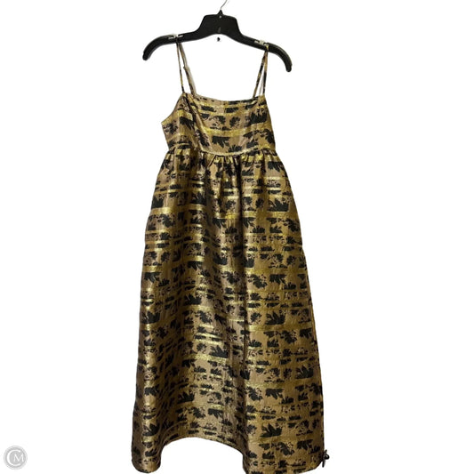 Dress Party Long By Clothes Mentor In Bronze, Size: S