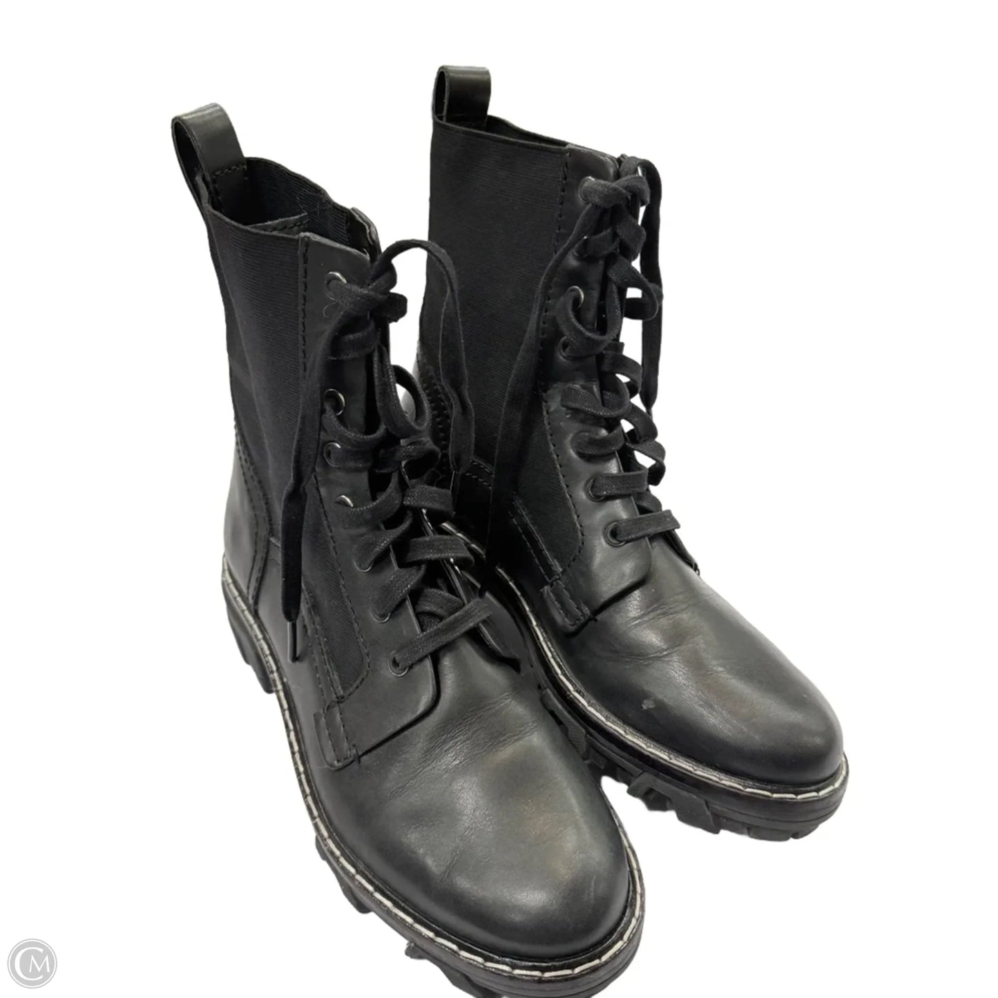 Boots Leather By Rag And Bone In Black, Size: 8