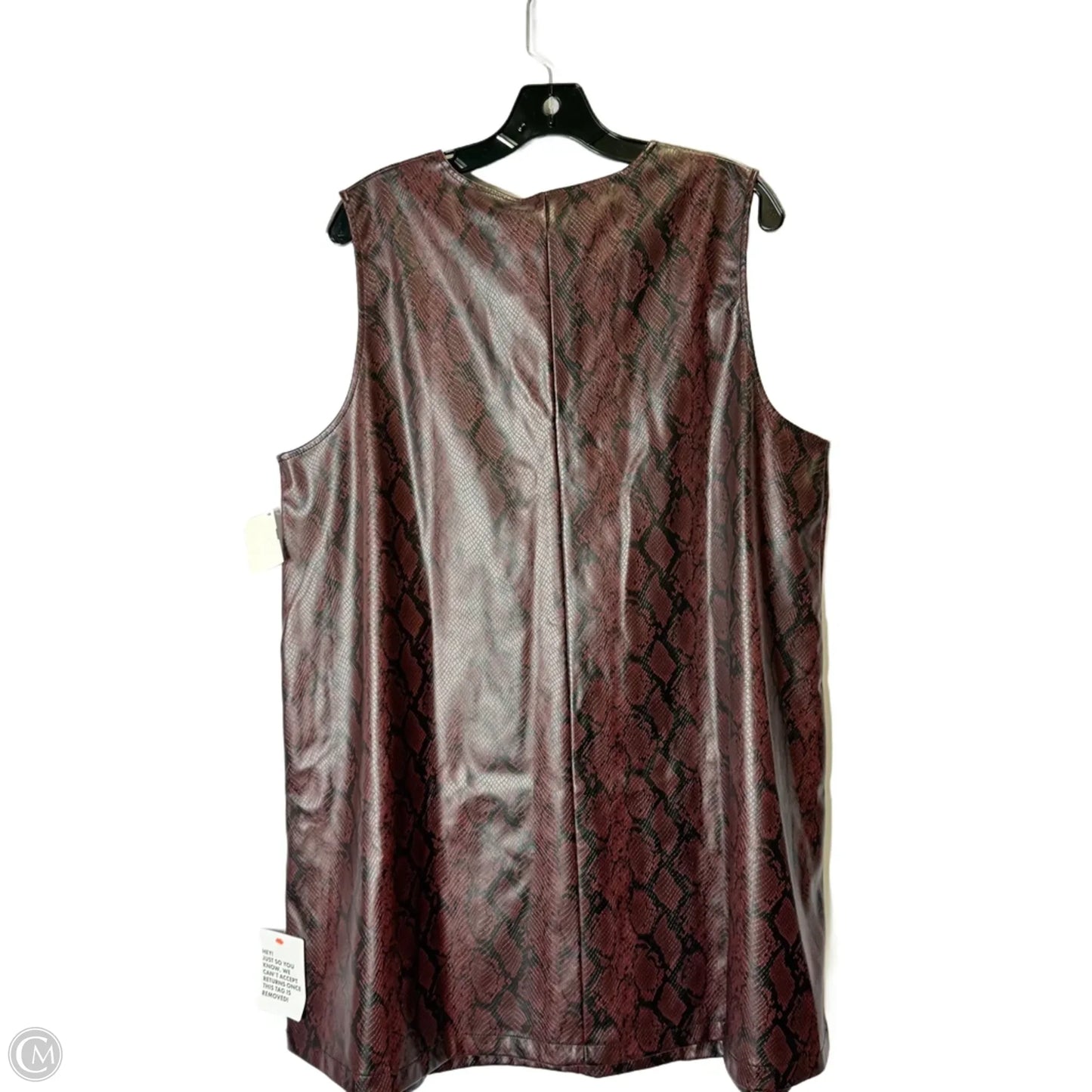 Dress Casual Midi By Asos In Snakeskin Print, Size: 14