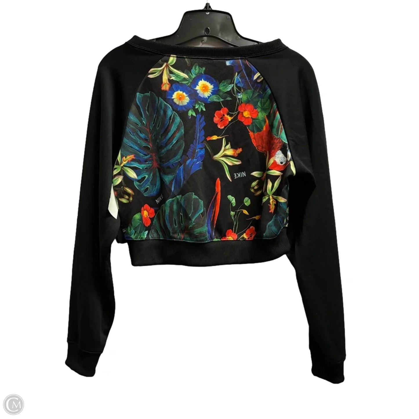 Athletic Sweatshirt Collar By Nike Apparel In Black, Size: Xs