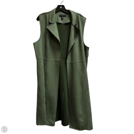 Vest Other By Joan Vass In Green, Size: L
