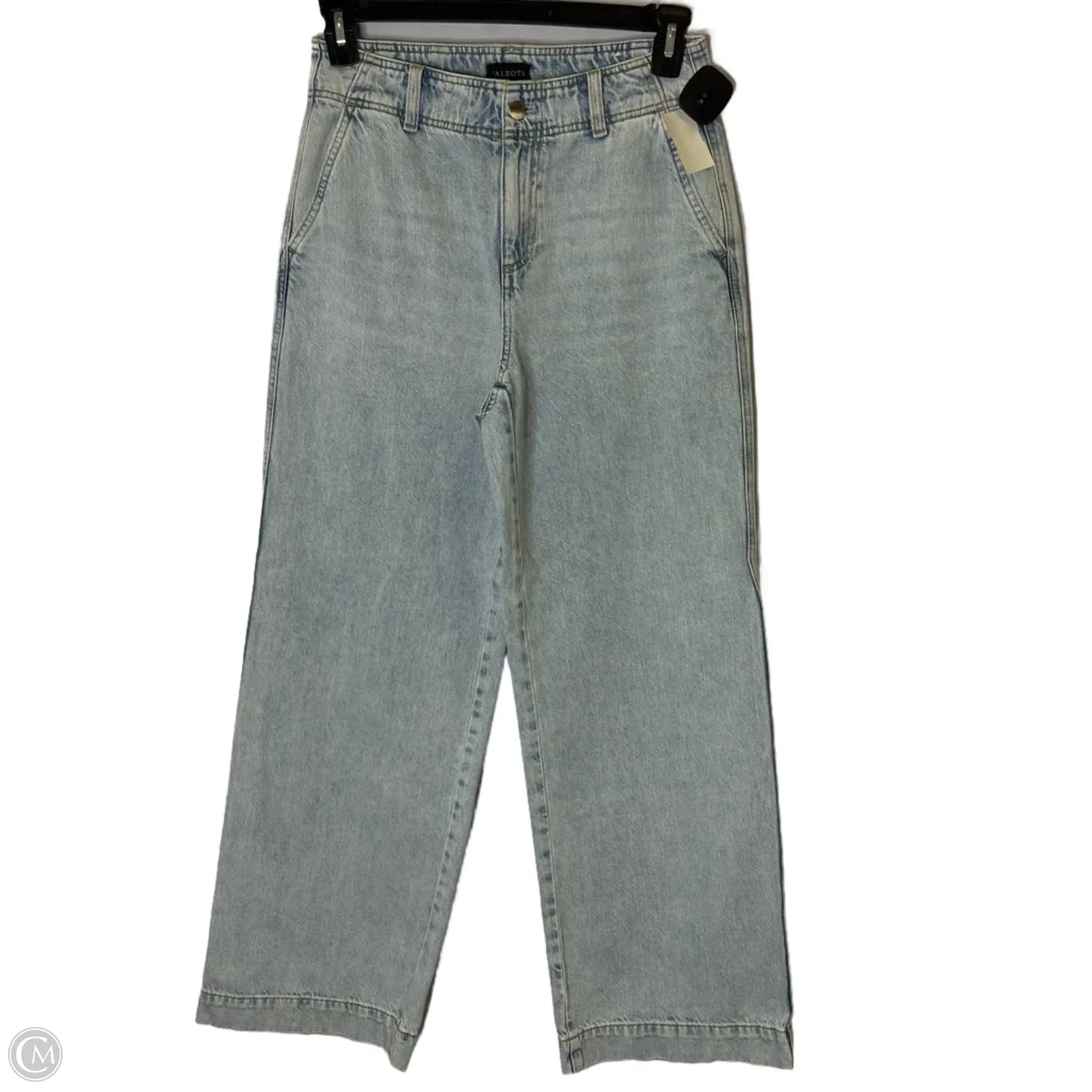 Jeans Flared By Talbots In Blue Denim, Size: 4