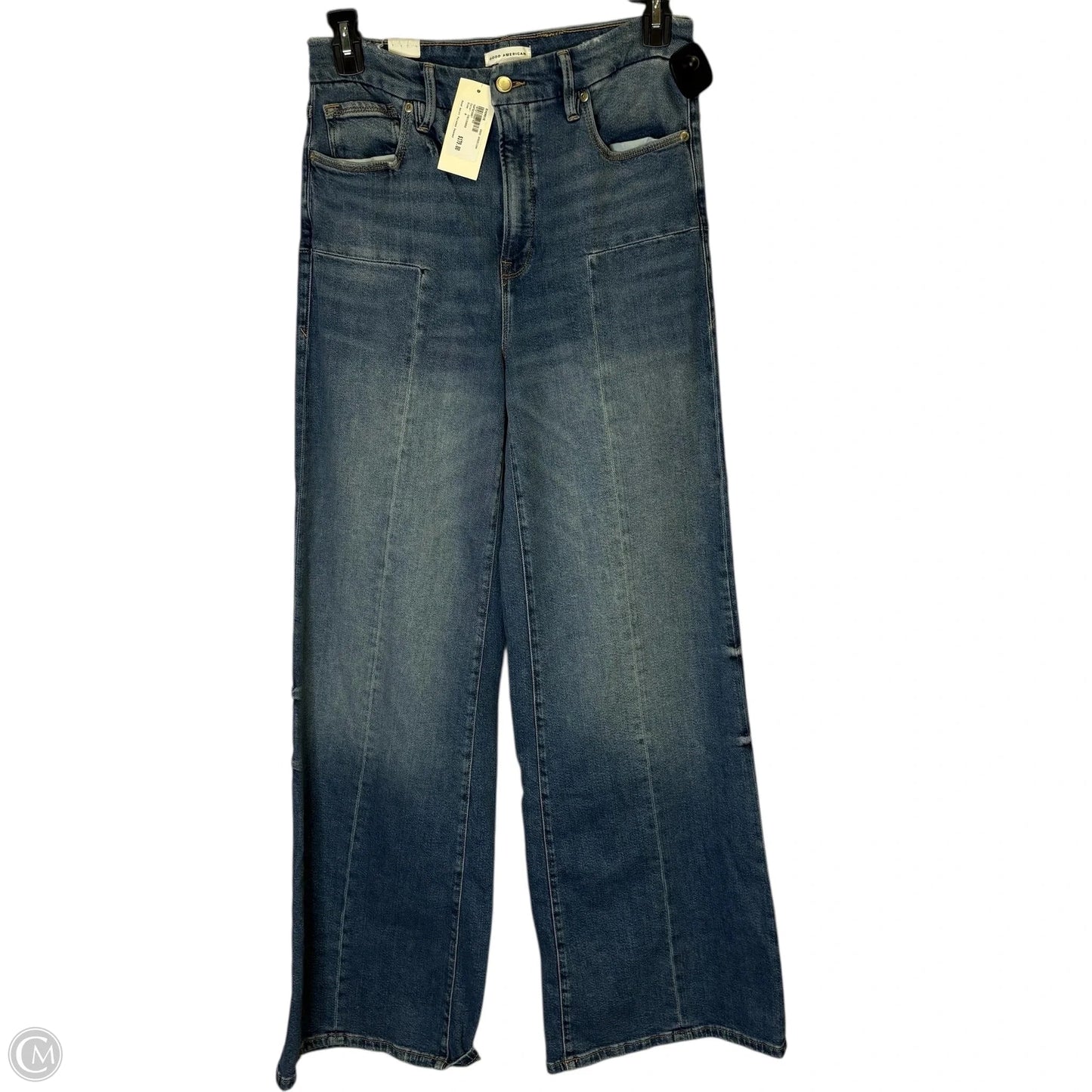 Jeans Boyfriend By Good American In Blue Denim, Size: 8