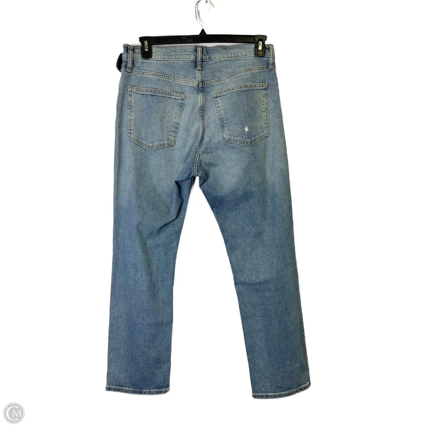 Jeans Straight By Gap In Blue Denim, Size: 12