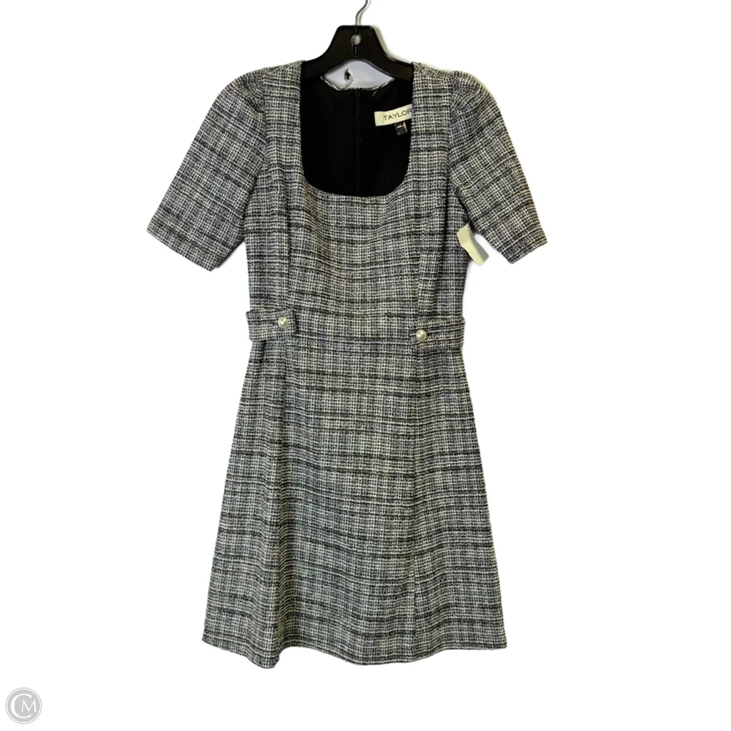 Dress Party Short By Taylor In Grey, Size: 2