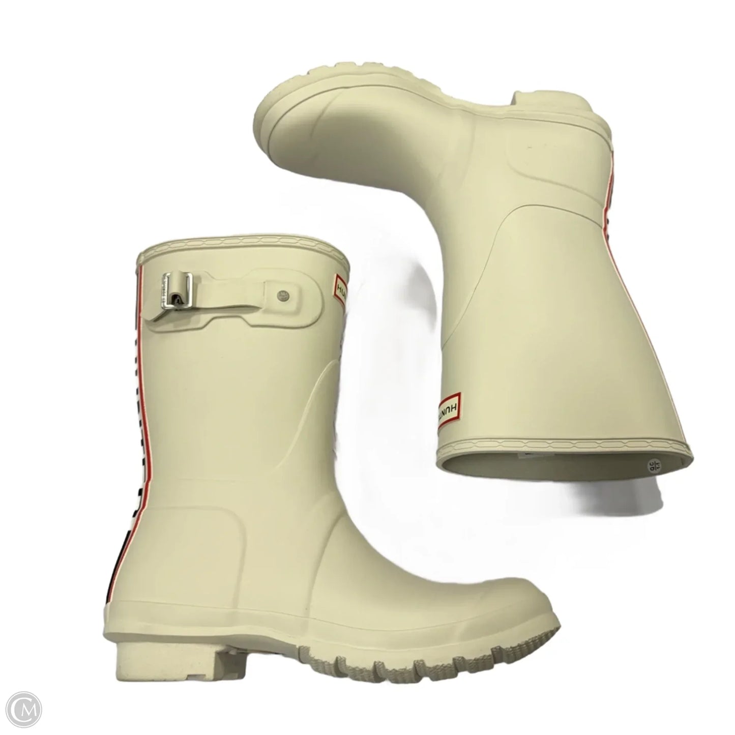 Boots Rain By Hunter In White, Size: 9