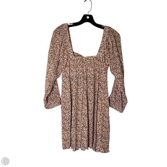 Dress Casual Short By En Creme In Floral Print, Size: M