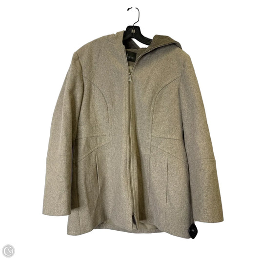 Coat Peacoat By London Fog In Taupe, Size: L