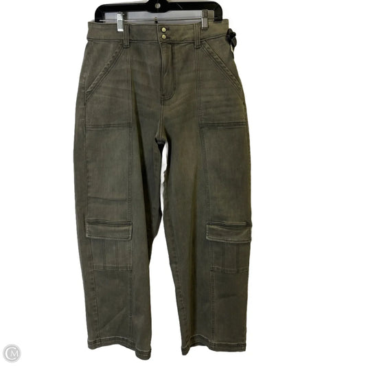 Jeans Straight By Venus In Grey Denim, Size: 12