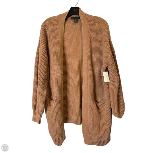 Sweater Cardigan By Tahari In Red, Size: L