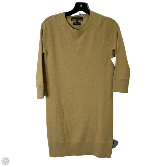 Dress Sweater By Rag And Bone In Brown, Size: Xs