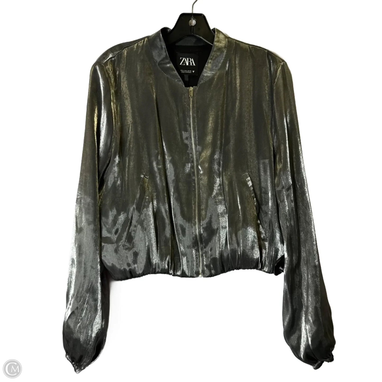 Jacket Other By Zara In Silver, Size: S