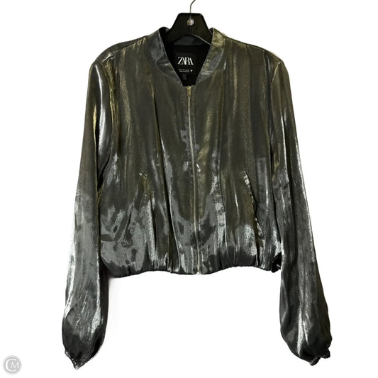 Jacket Other By Zara In Silver, Size: S
