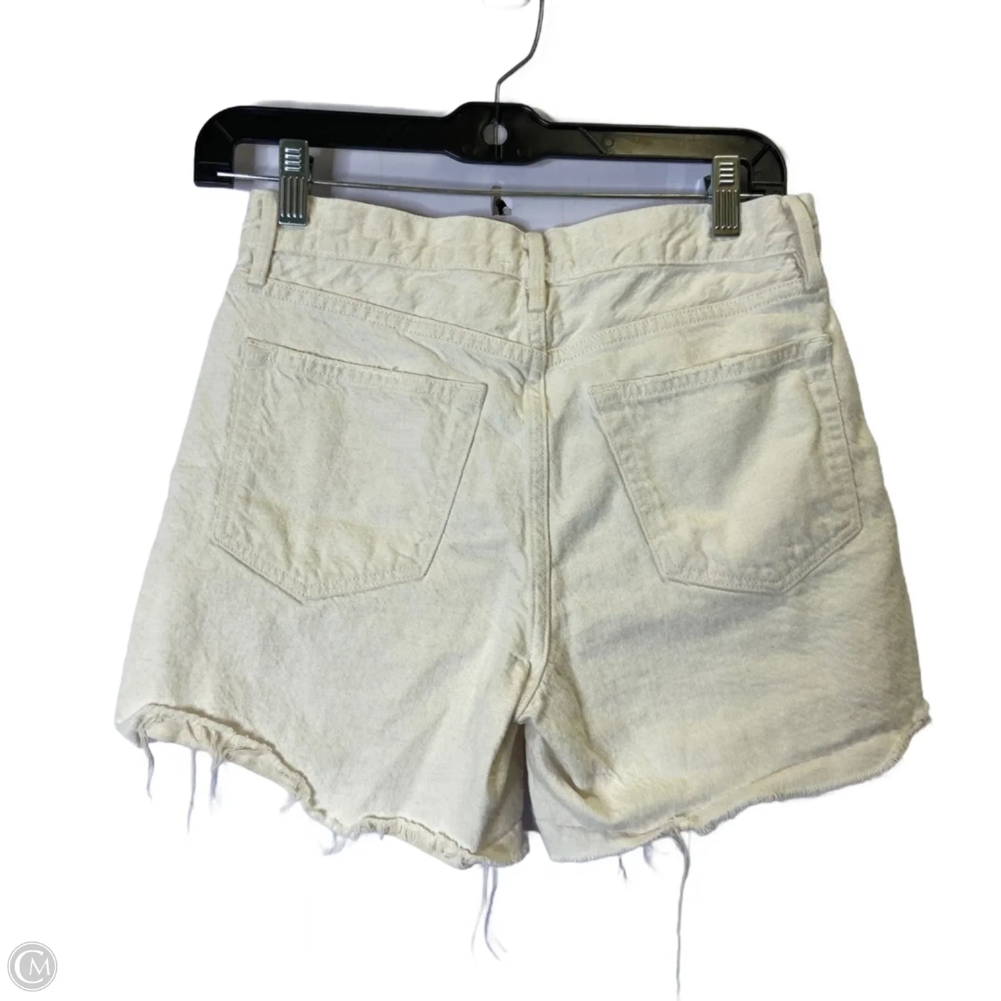 Shorts By Frame In Cream, Size: 2
