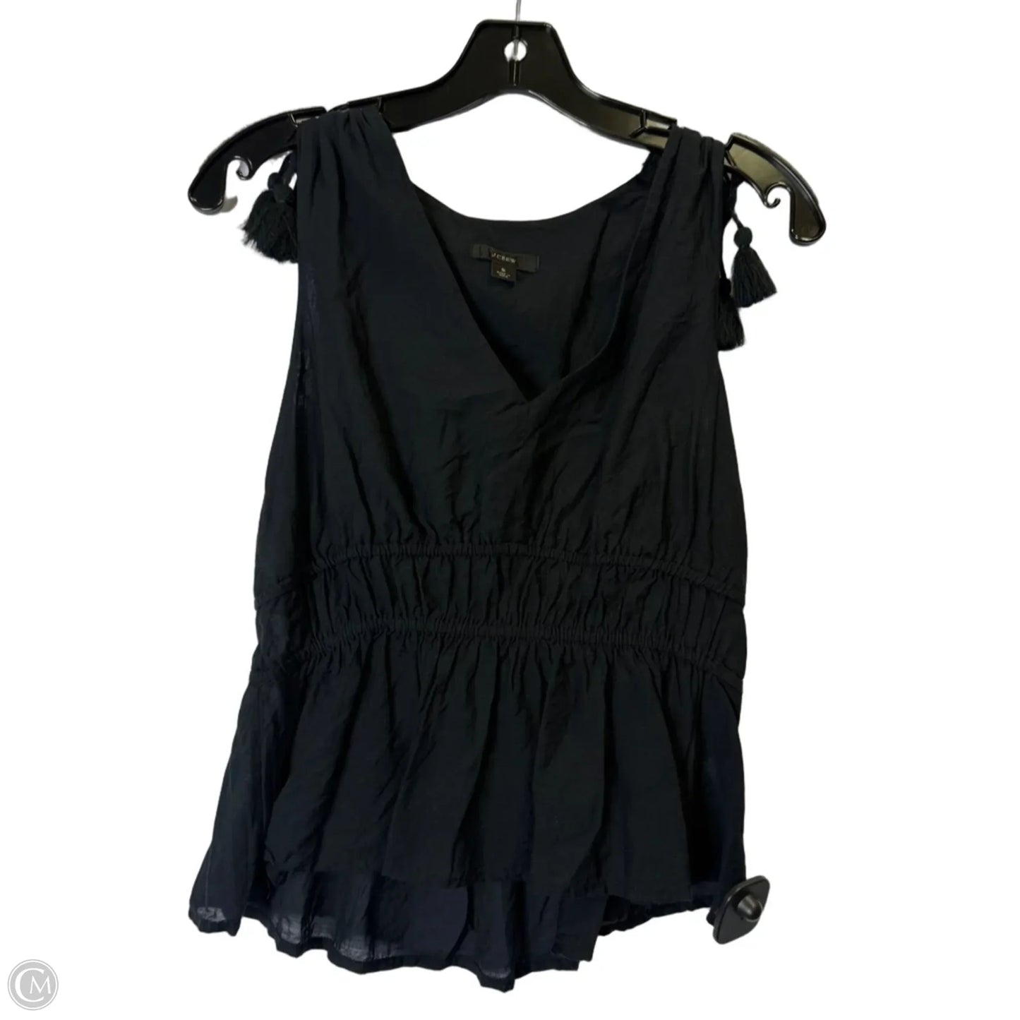 Top Sleeveless By J. Crew In Black, Size: S