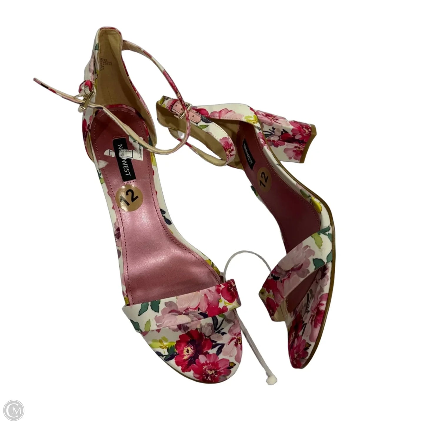 Shoes Heels Block By Nine West In Floral Print, Size: 12