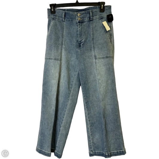 Jeans Straight By Hudson In Blue Denim, Size: 10