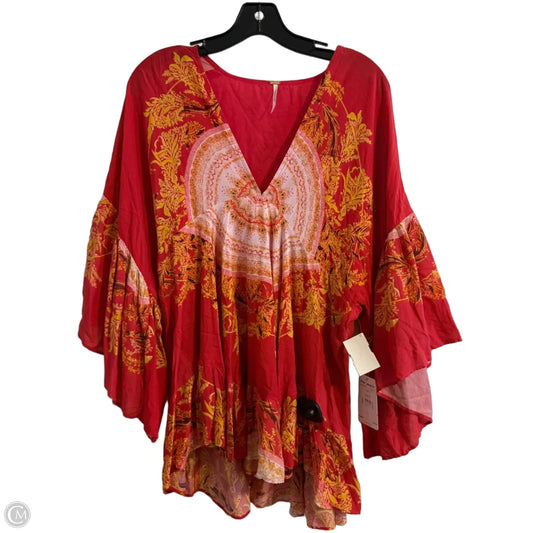 Top Short Sleeve By Free People In Red, Size: Xs