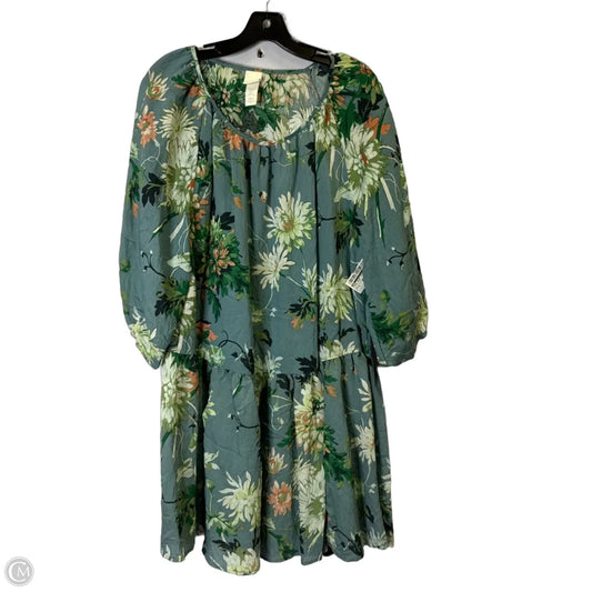 Dress Casual Short By H&m In Floral Print, Size: S