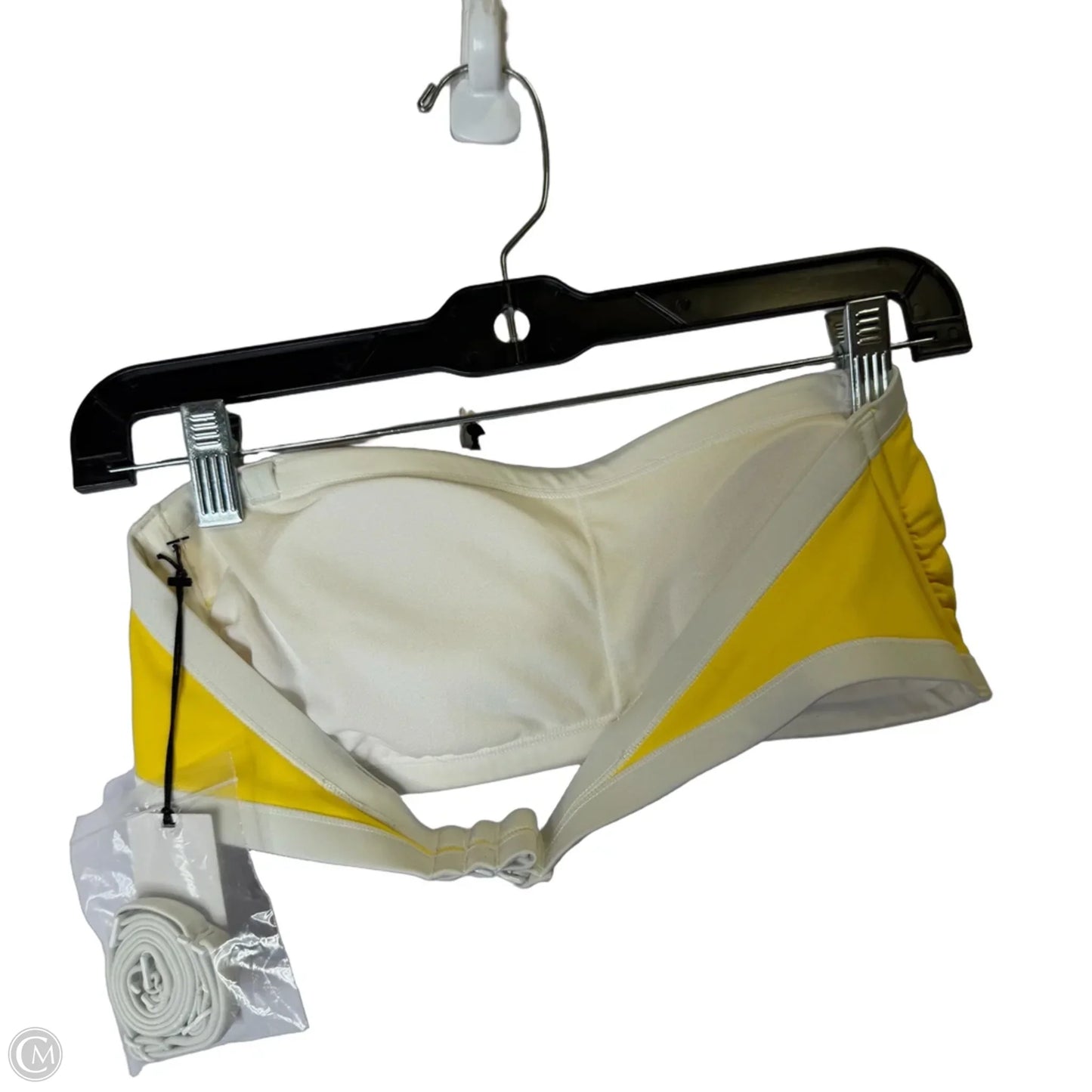 Swimsuit Top By Shade & Shore In Yellow, Size: M