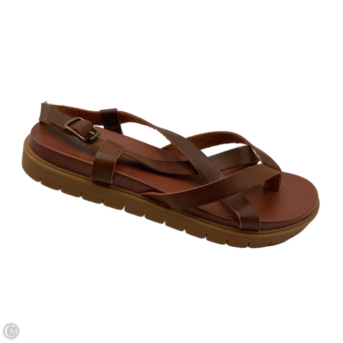 Sandals Flats By Mia In Brown, Size: 8