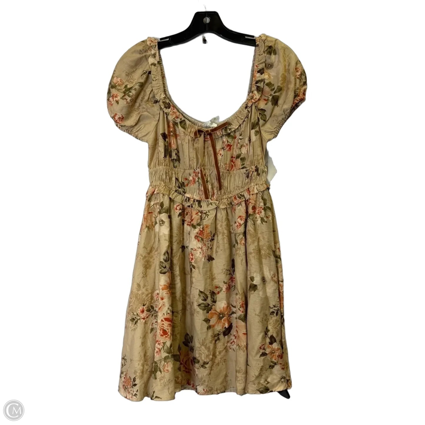 Dress Casual Short By Blu Pepper In Floral Print, Size: M