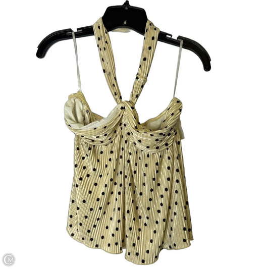 Blouse Sleeveless By Shein In Polkadot Pattern, Size: S