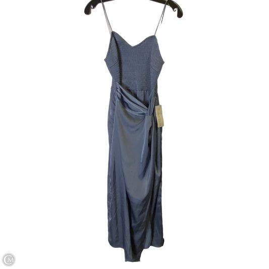 Dress Party Midi By Clothes Mentor In Blue, Size: M