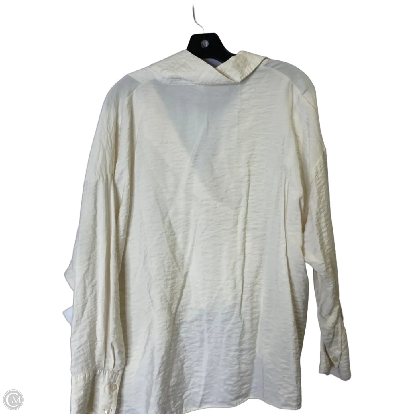 Top Long Sleeve By Anthropologie In Red, Size: S