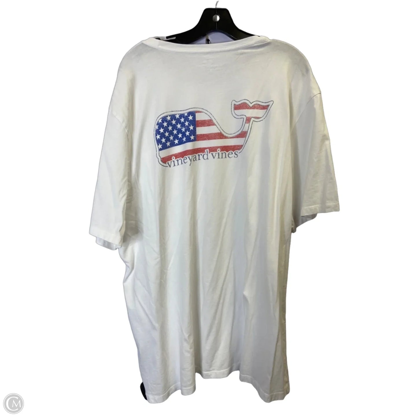 Top Short Sleeve Basic By Vineyard Vines In White, Size: 2x
