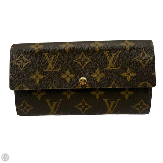 Wallet Luxury Designer By Louis Vuitton, Size: Medium