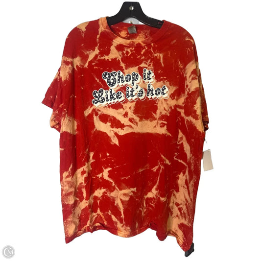 Top Short Sleeve Basic By Gildan In Red, Size: Xl