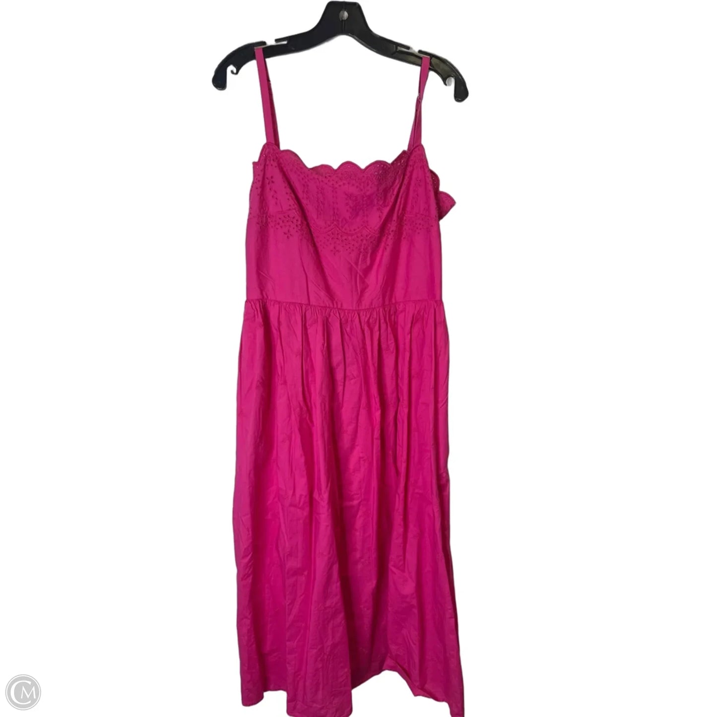 Dress Casual Midi By Gap In Pink, Size: L