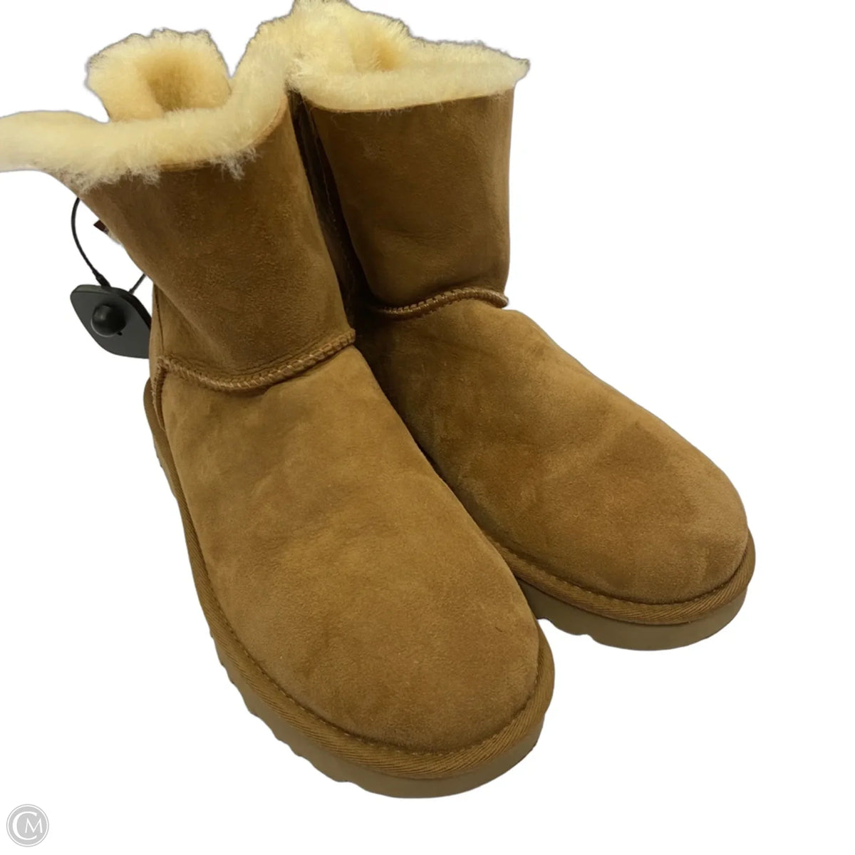 Boots Designer By Ugg In Brown, Size: 9
