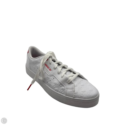 Shoes Flats By Adidas In White, Size: 10