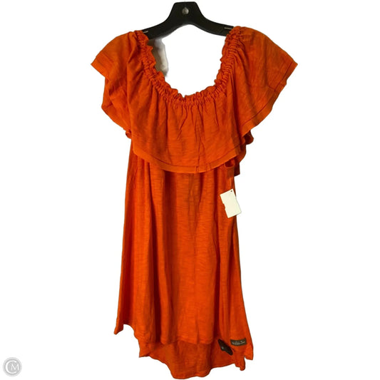Top Sleeveless By Matilda Jane In Orange, Size: Xxl