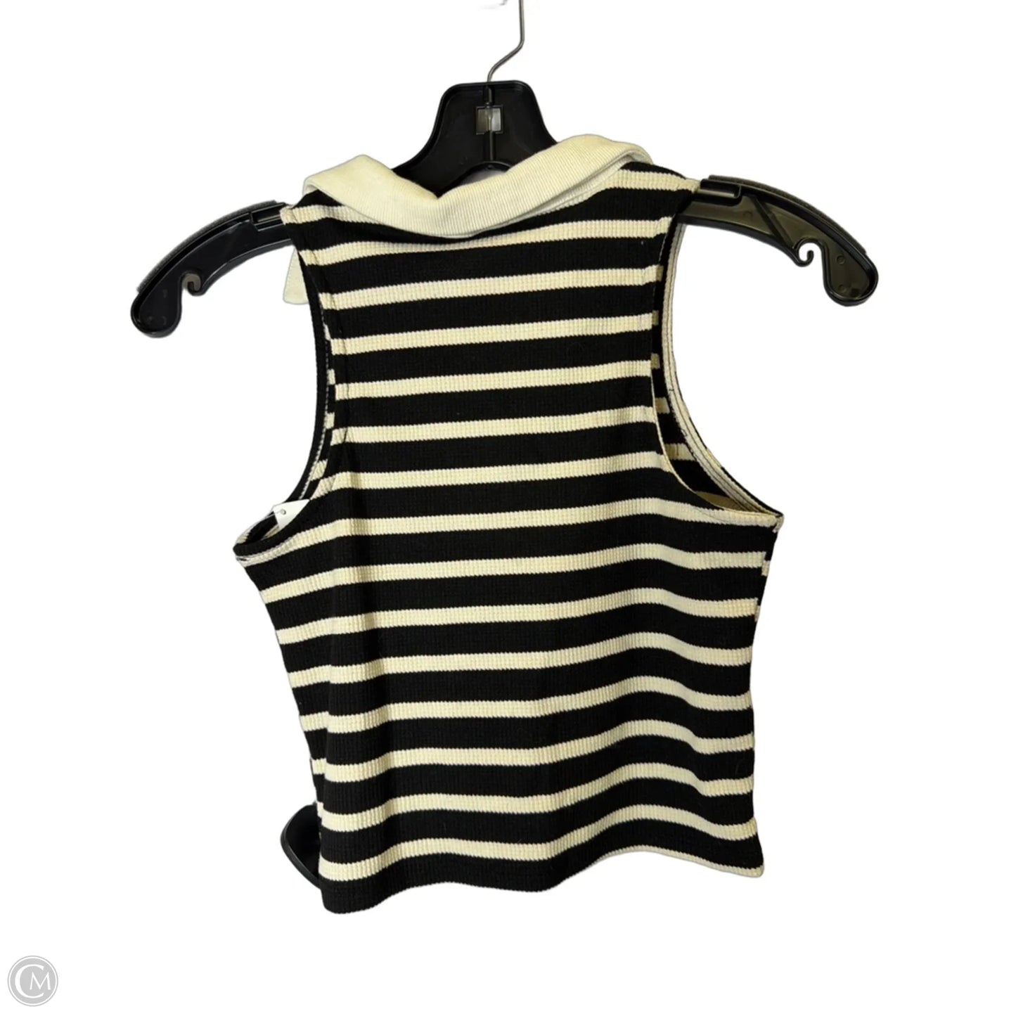 Top Sleeveless By Kirious In Striped Pattern, Size: Xs