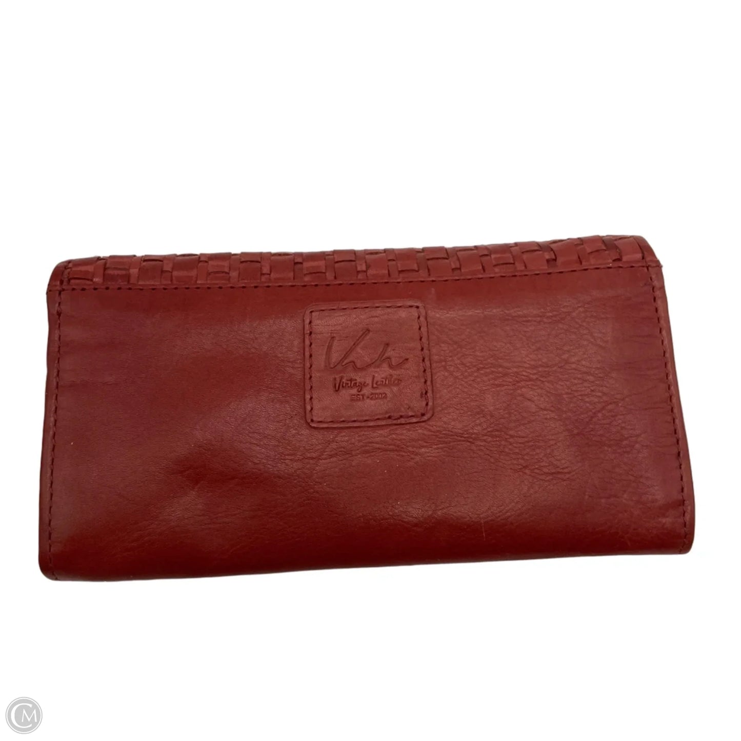 Wallet Leather By Clothes Mentor, Size: Medium