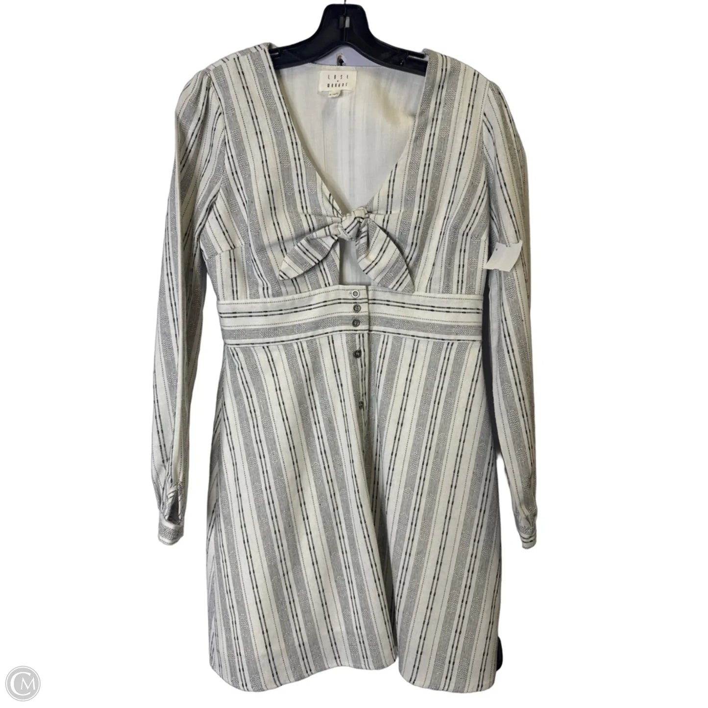 Dress Casual Midi By Clothes Mentor In Striped Pattern, Size: M