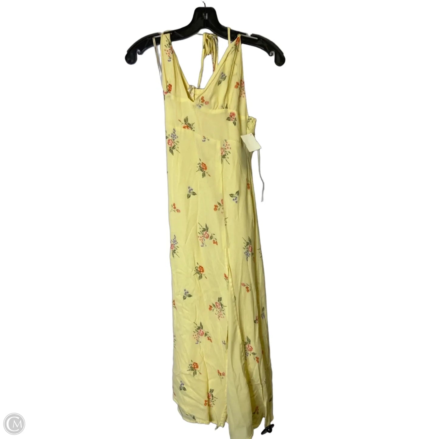 Dress Casual Midi By Forever 21 In Yellow, Size: M