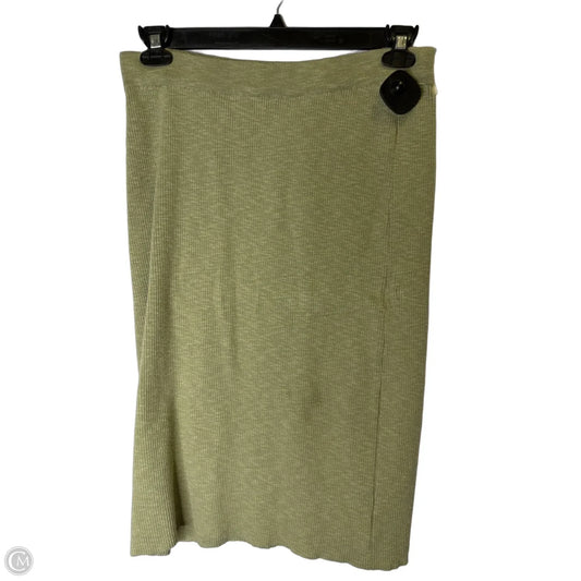 Skirt Midi By Clothes Mentor In Green, Size: L