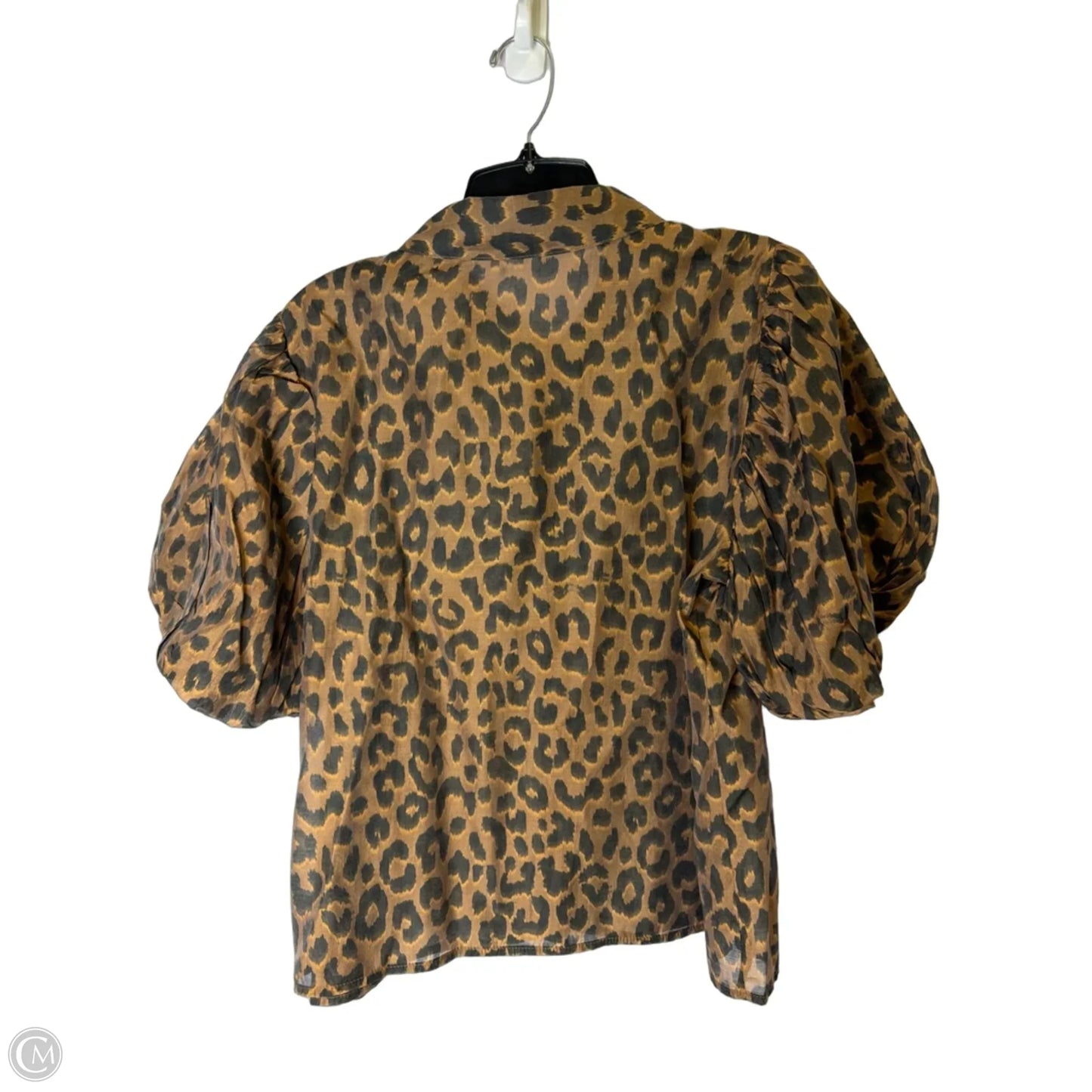 Blouse Short Sleeve By Bailey 44 In Animal Print, Size: L