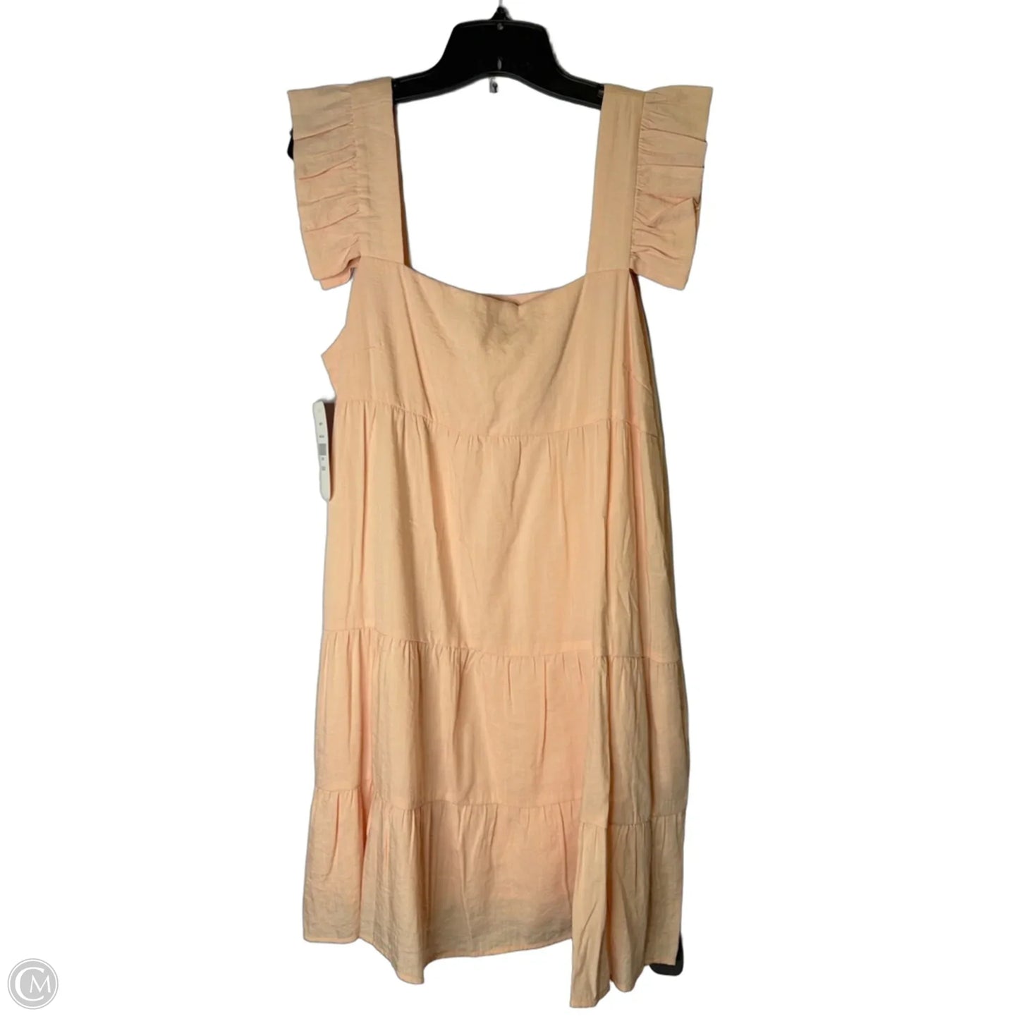 Dress Casual Short By Clothes Mentor In Peach, Size: L