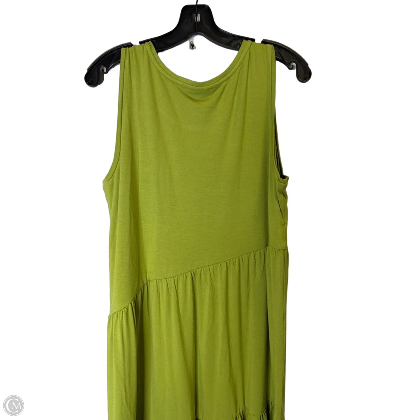 Dress Casual Maxi By Chicos In Green, Size: L