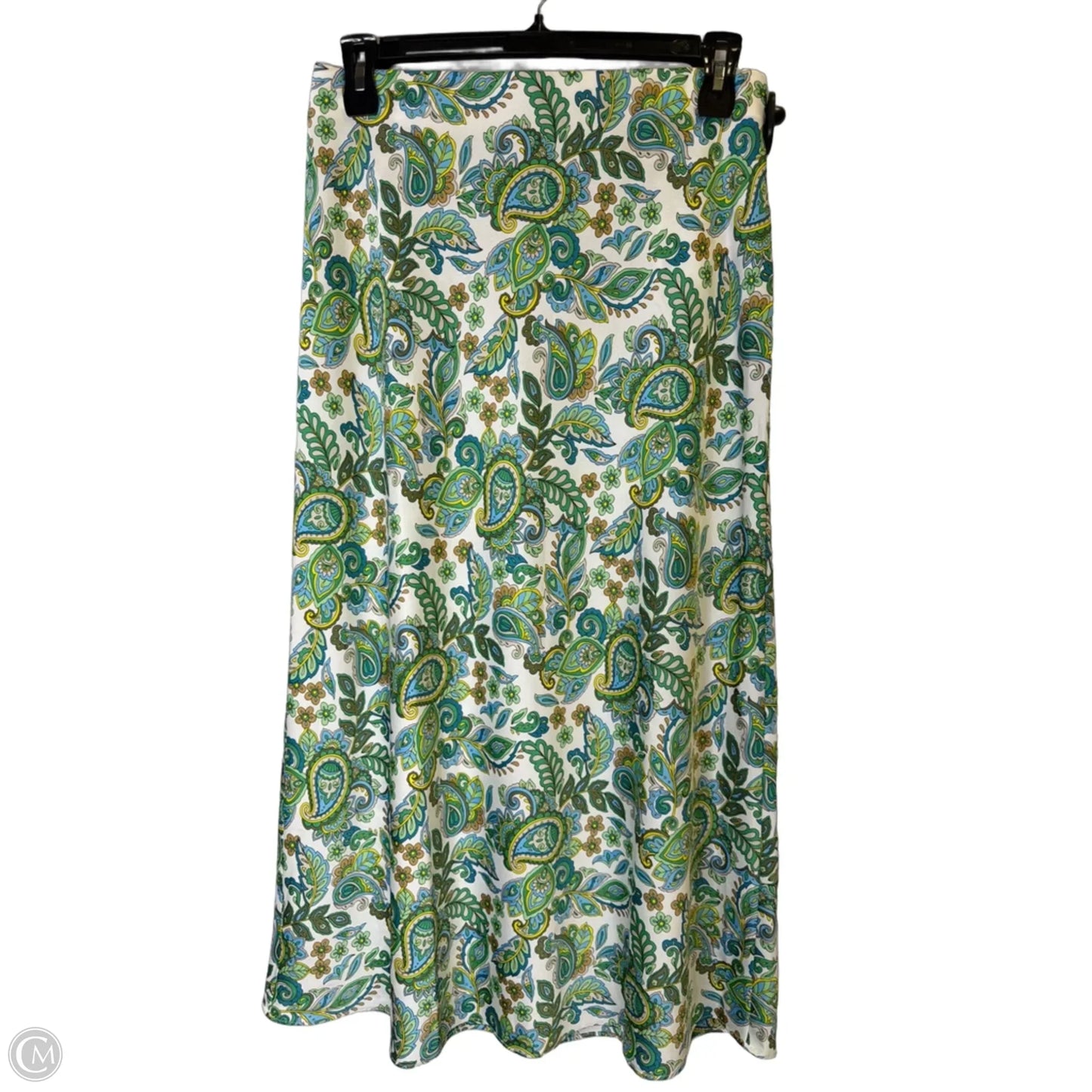 Skirt Maxi By Loft In Blue & Green, Size: Lp